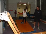 Brandon in gymnastics, March 30, 2005