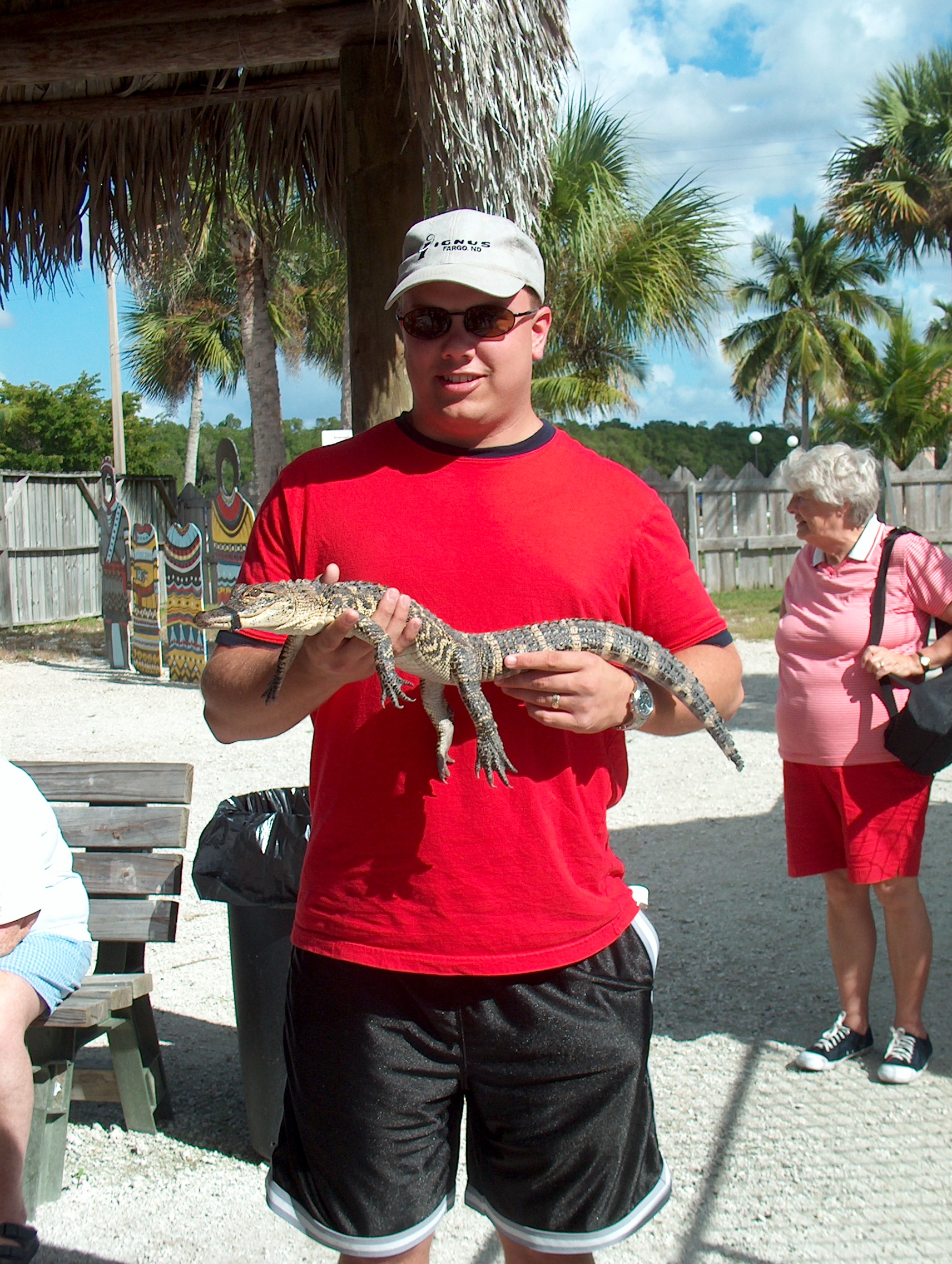 Brian and the alligator