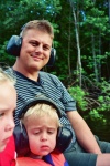 Joe and Brandon on the airboat