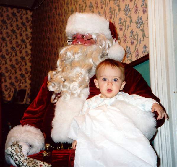 Santa and Brandon.