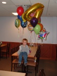 Brandon's 4th birthday party, May 21, 2005.