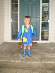 Brandon's first day of school: Sept 12, 2005